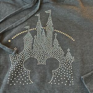 Disney hooded sweatshirt size L worn 1 x soft excellent condition